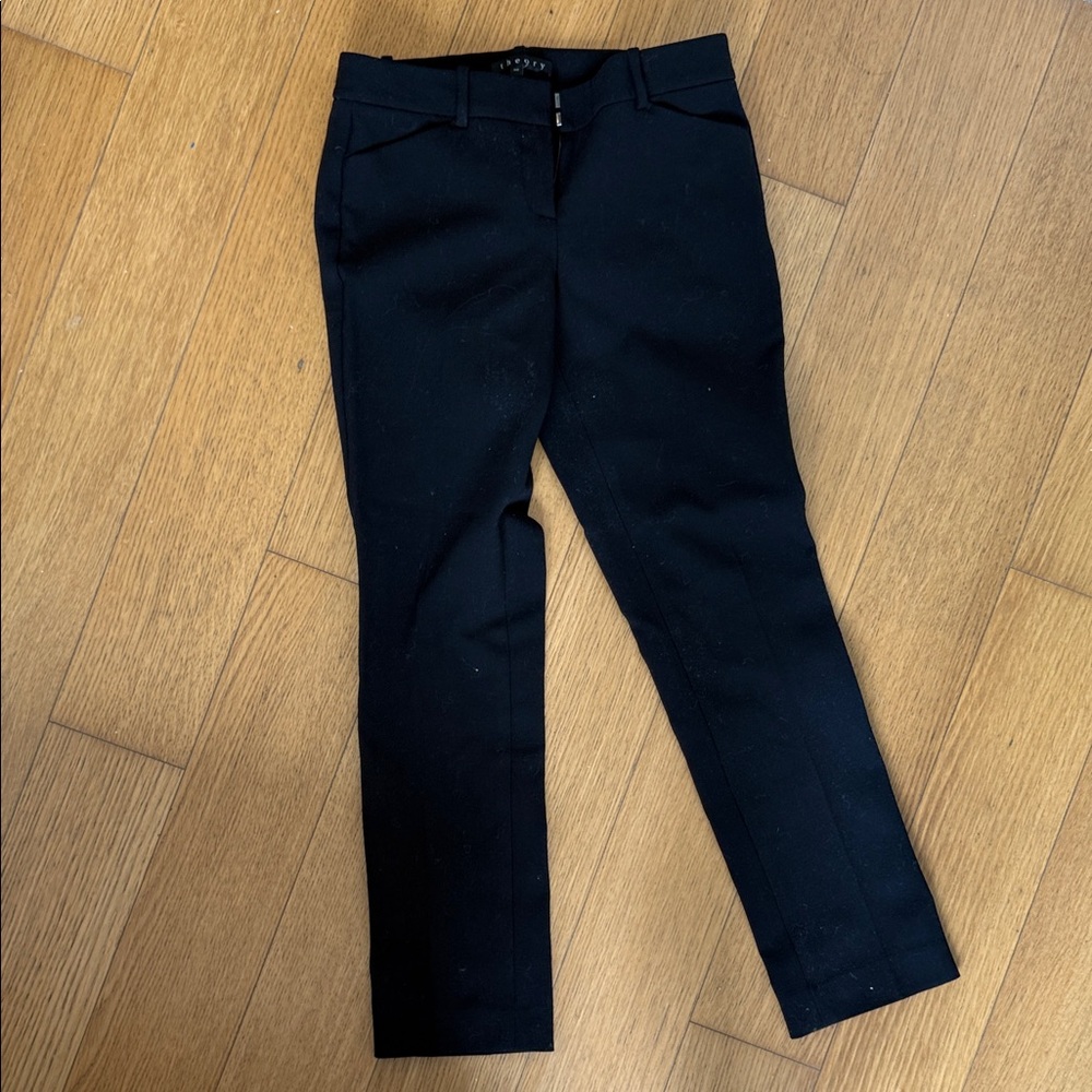 Theory Black Ankle Jeans